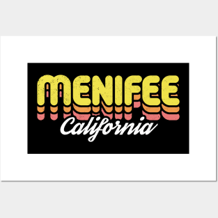 Retro Menifee California Posters and Art